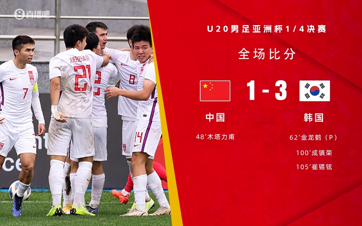 復(fù)仇！U22國(guó)足絕殺復(fù)仇韓國(guó)，2年前U20亞洲杯加時(shí)憾負(fù)無(wú)緣世青賽