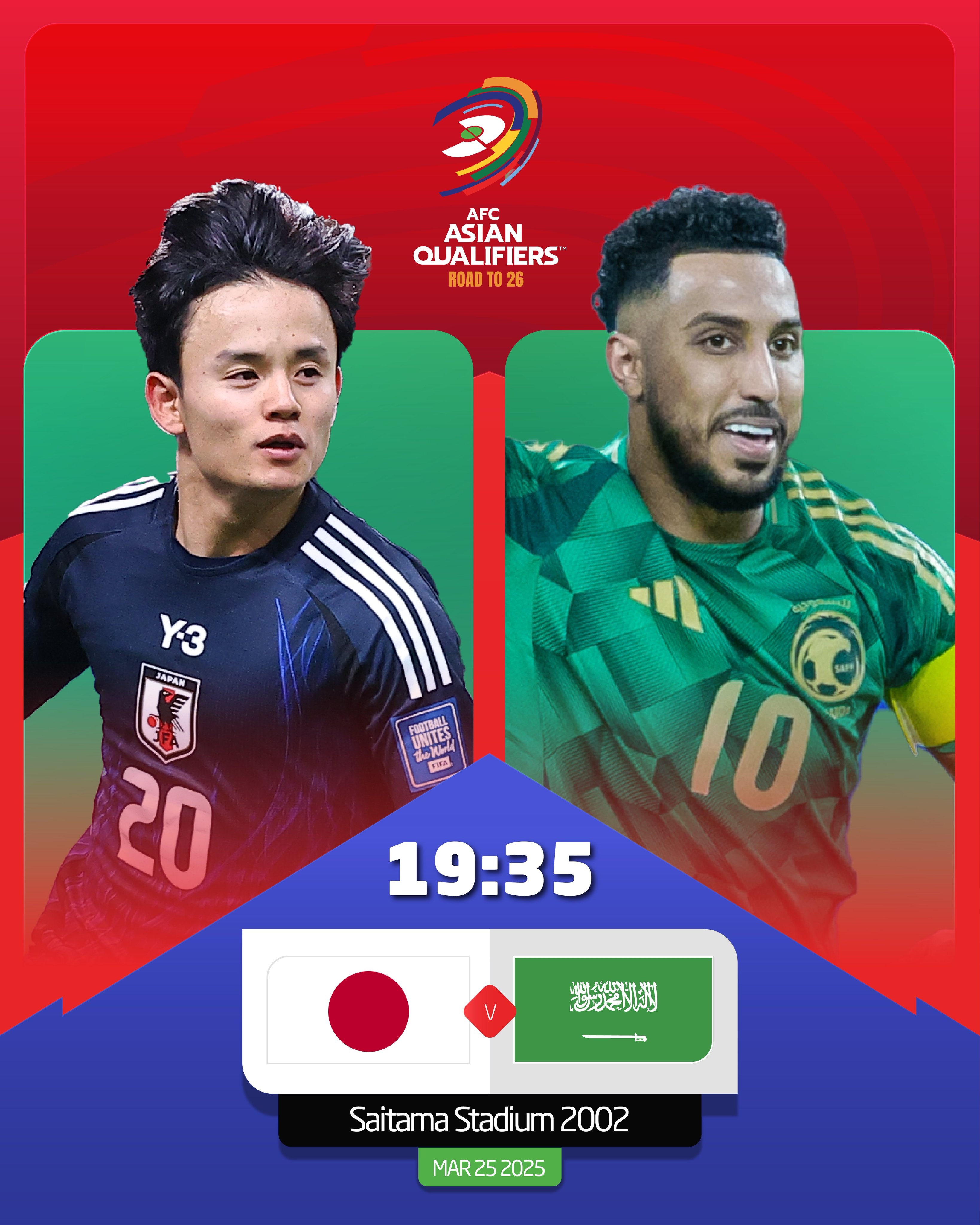 日本vs沙特首發(fā)：久保建英、前田大然、遠(yuǎn)藤航出戰(zhàn)，多薩里先發(fā)